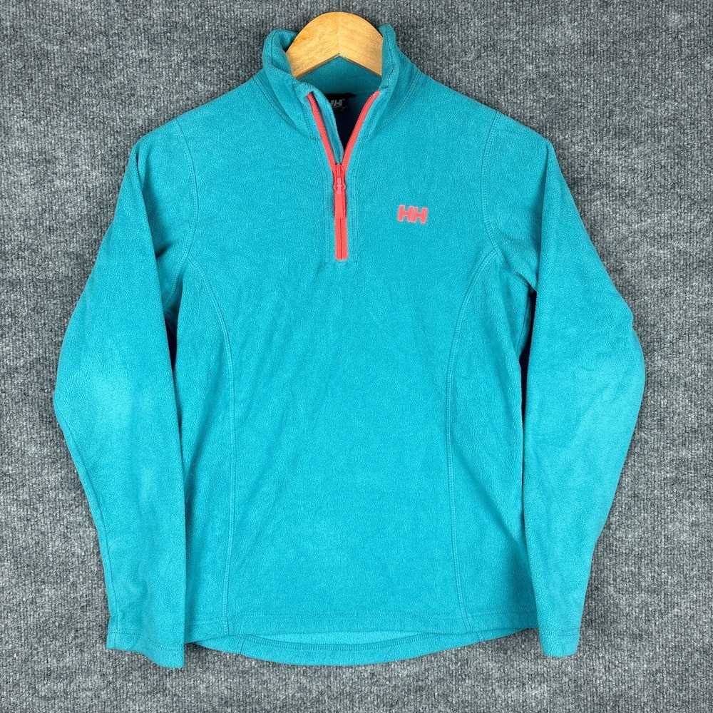 Helly Hansen Daybreaker Fleece 1/2 Zip Womens Small Turquoise Polartec